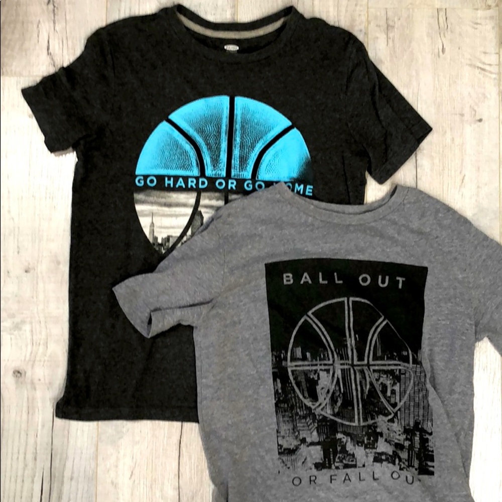Two shirt set - basketball theme
